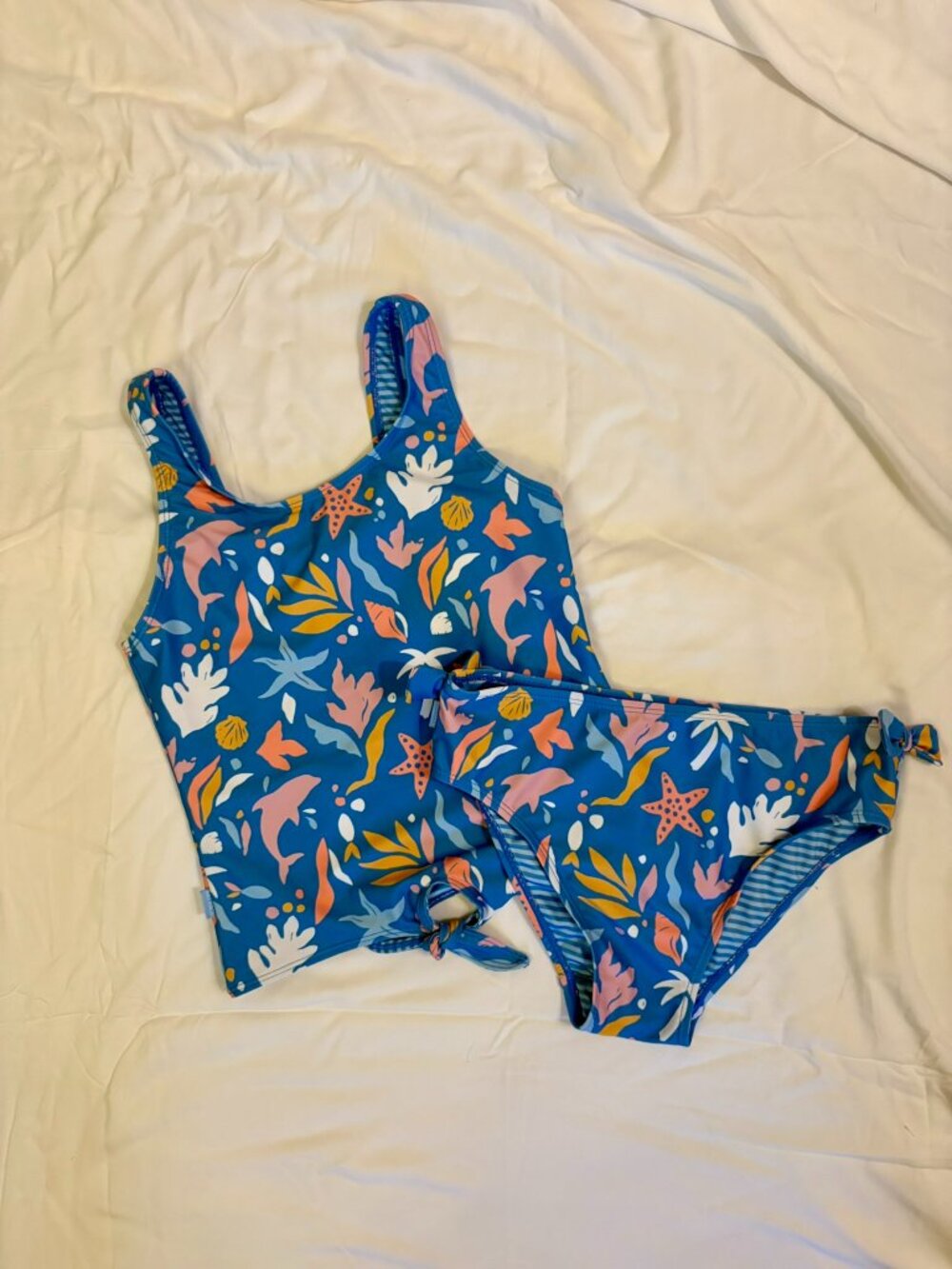Fat Face girls tankini swim suit size 11/12